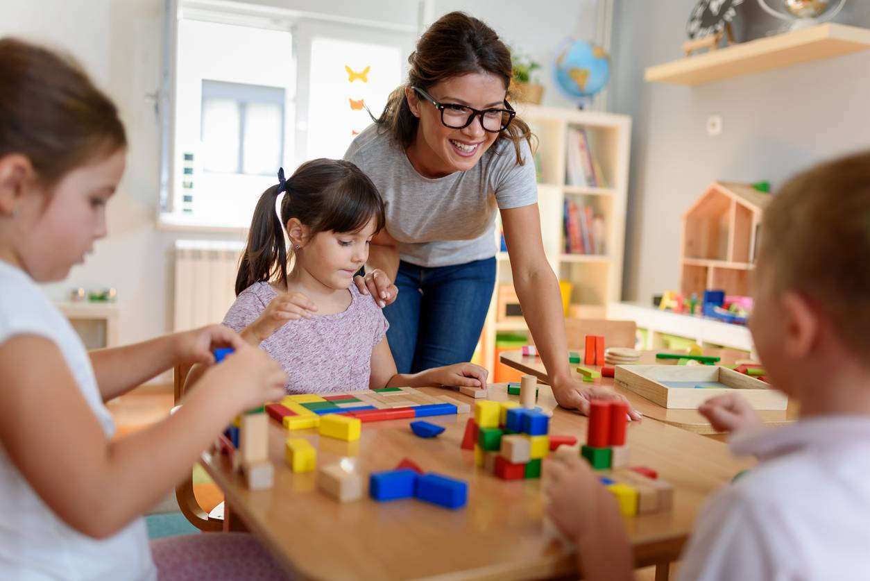 aménagement flexible en classe de maternelle mobilier