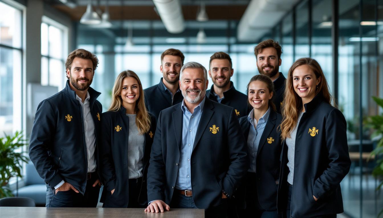 découvrez les avantages d'une veste personnalisée brodée d'un logo pour renforcer l'identité et la cohésion de votre équipe tout en alliant style et professionnalisme.